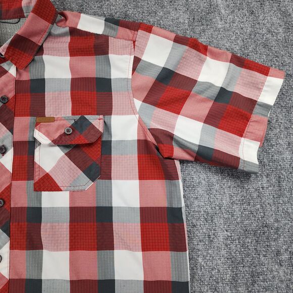 Orvis Shirt Men XL Red Plaid Classic Short Sleeve Hiking Button Up Casual Pocket - Picture 16 of 16
